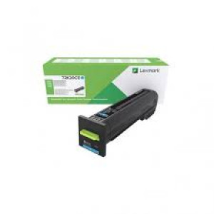 Lexmark 72K20CE Cyan Original Corporate Program Toner Cartridge (8000 Pages)